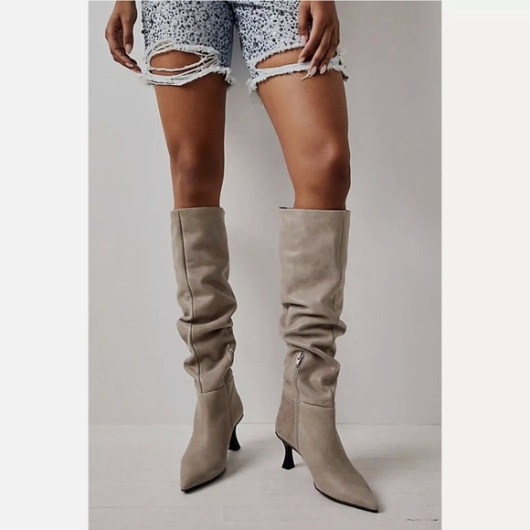 NIB Free People Pointed Toe Rocky Slouch Boots - Picture 3 of 4